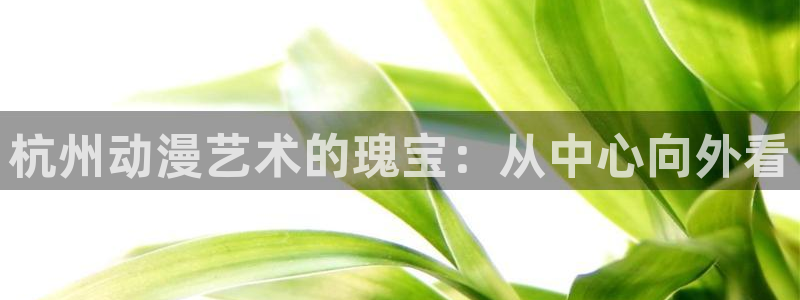 有什么好看的里番动漫吗：杭州动漫艺术的瑰宝：从中心向外看
